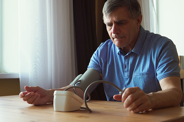 Man frustrated with home BP device